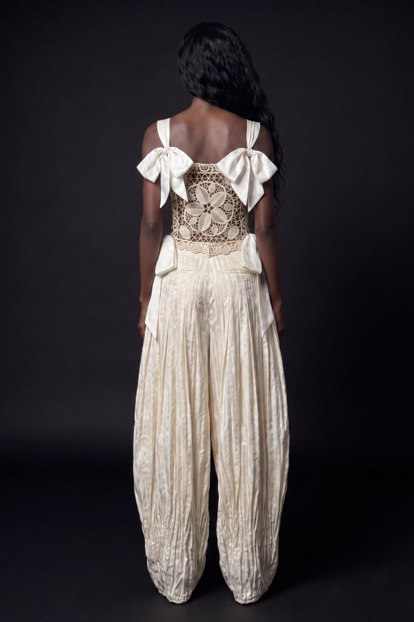 Ivory Veil Corset